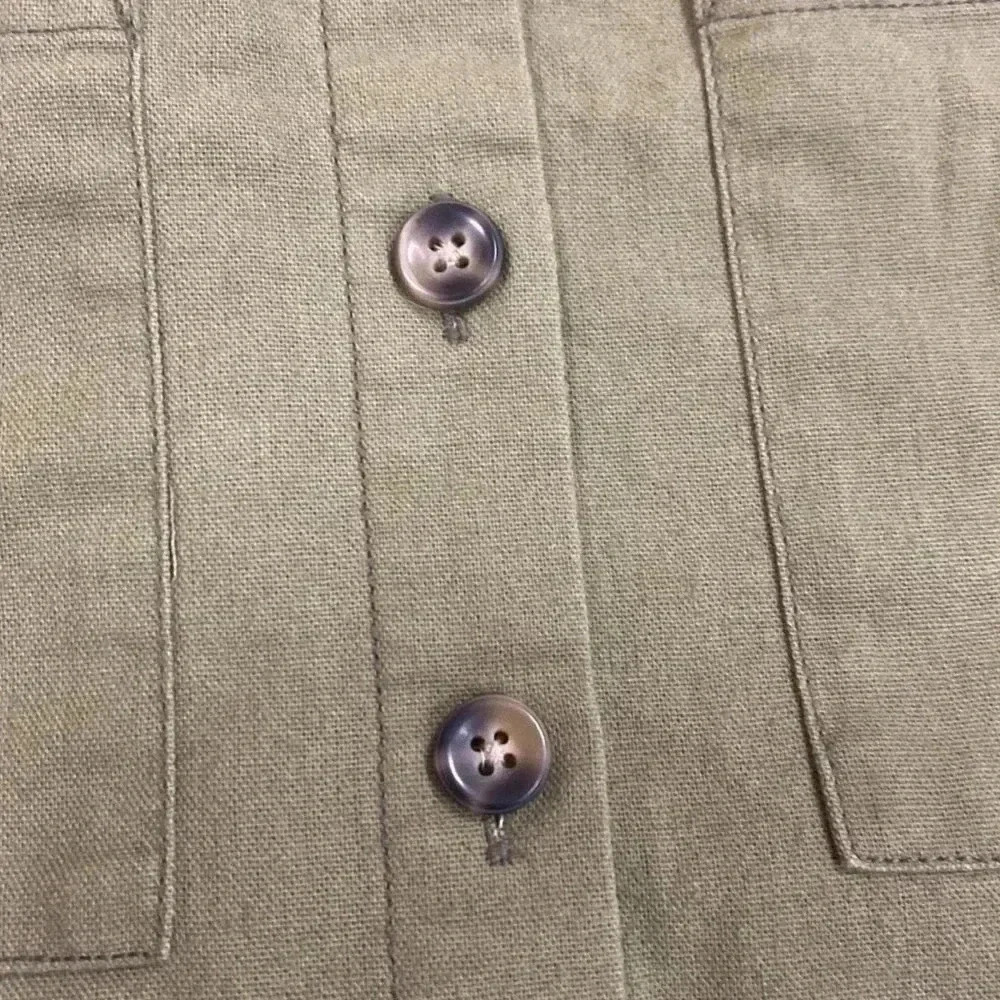 Indigo Rising Button down crop top - Picture 9 of 9